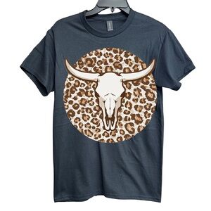 Western Cowboy Black Graphic Tee